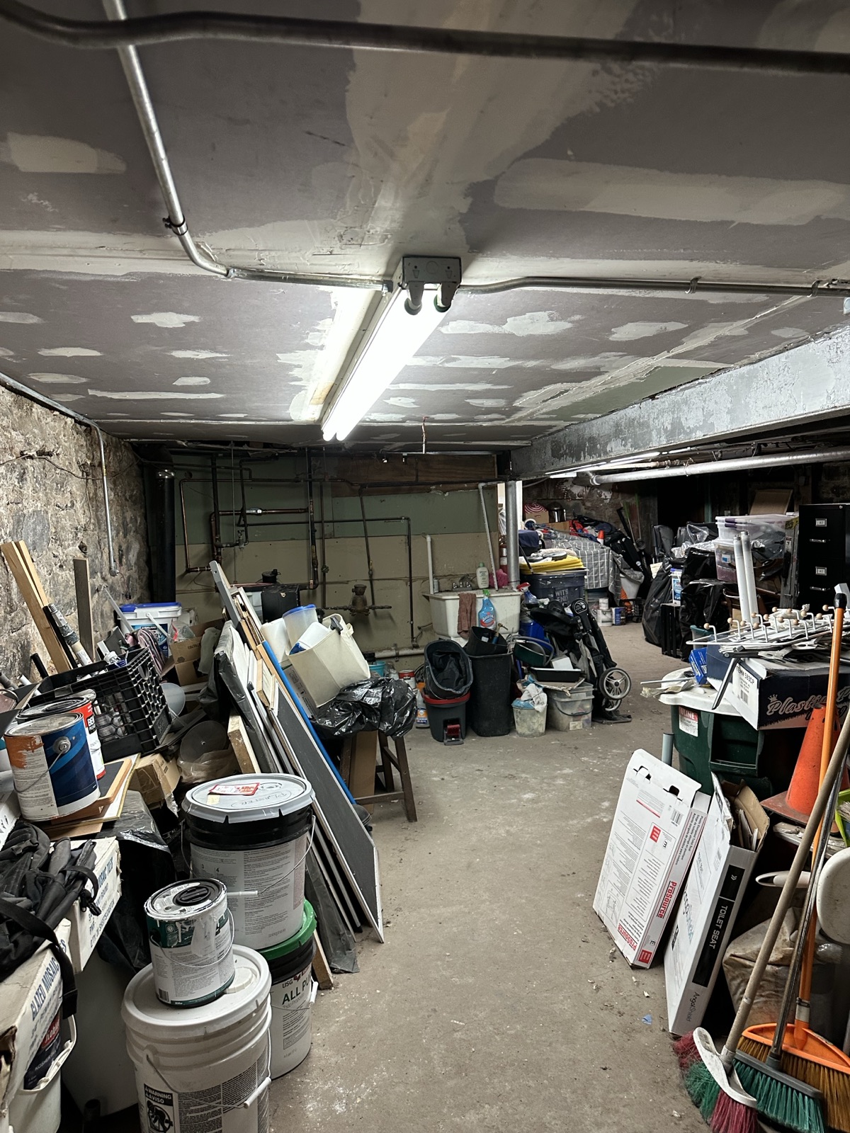 Storefront entry view inside the 84 Clinton Manhattan commercial space.
