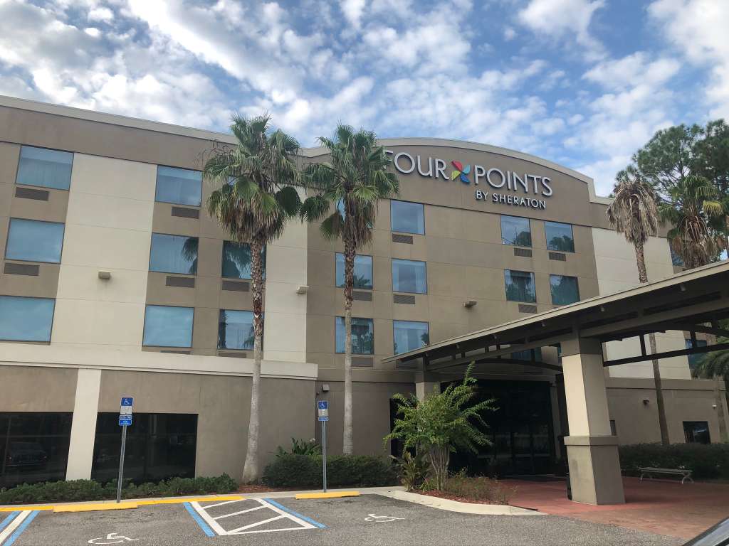 Completed hospitality property improvement with refreshed commercial exterior presentation.